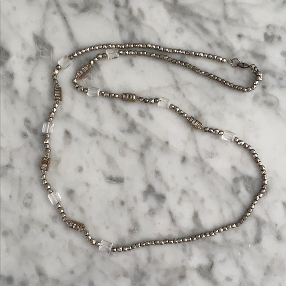 Banana republic seed bead necklace